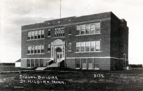 School, St. Hilaire Minnesota, 1930's