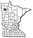 Location of St. Hilaire MN
