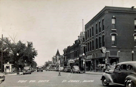First Avenue South, St. James Minnesota, 1940