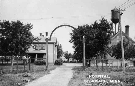 Hospital, St. Joseph Minnesota, 1910