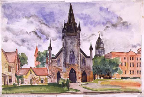 St. Joseph's Church, College of St. Benedict, St. Joseph Minnesota, 1949