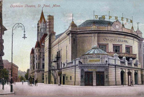 Orpheum Theatre, St. Paul Minnesota, 1908