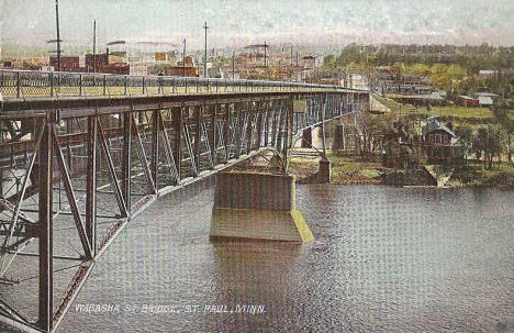 Wabasha Street Bridge, St. Paul Minnesota, 1908