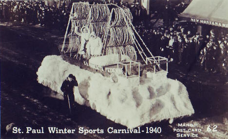 St. Paul Winter Sports Carnival, St. Paul Minnesota, 1940