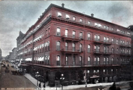 Merchants Hotel, St. Paul Minnesota, 1900's