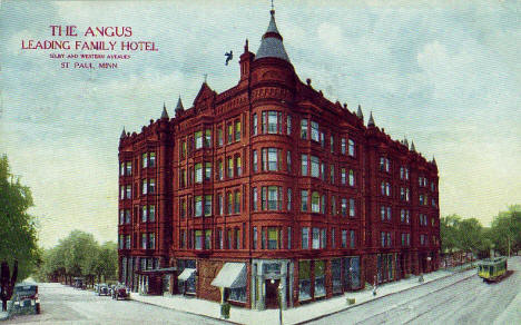 The Angus hotel, Selby and Western, St. Paul Minnesota, 1911