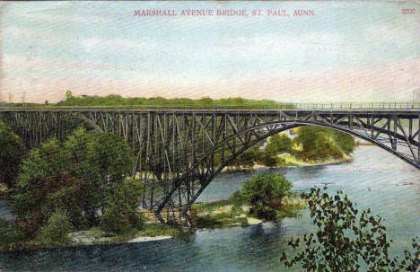 Marshall Avenue Bridge, St. Paul Minnesota, 1910's