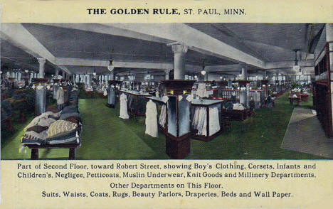 Interior of the Golden Rule Department Store, Downtown St. Paul Minnesota, 1910's