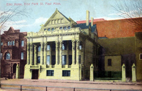 Elks Home, Rice Park, St. Paul Minnesota, 1910