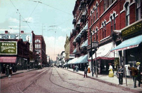 Wabasha Street, St. Paul Minnesota, 1908