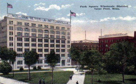 Park Square Wholesale District, St. Paul Minnesota, 1920's?