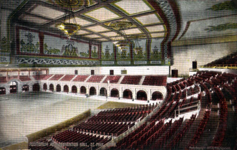 Auditorium and Convention Hall, St. Paul Minnesota, 1907