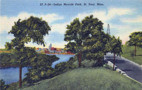 Indian Mounds Park, St. Paul Minnesota, 1950