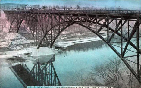 New Bridge over the Mississippi River at Fort Snelling, 1909