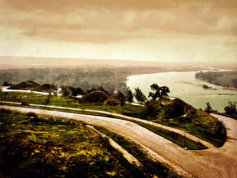 Indian Mounds Park and the Mississippi River, St. Paul Minnesota, 1898