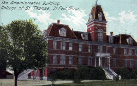 Administration Building, College of St. Thomas, St. Paul Minnesota, 1910's?