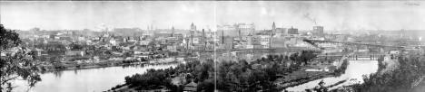Panoramic view of Saint Paul Minnesota, 1911