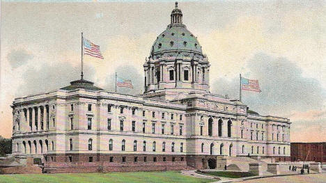 State Capitol, St. Paul Minnesota, 1910's