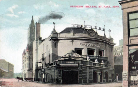 Orpheum Theatre, St. Paul Minnesota, 1908