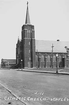 Catholic Church, Staples Minnesota, 1935