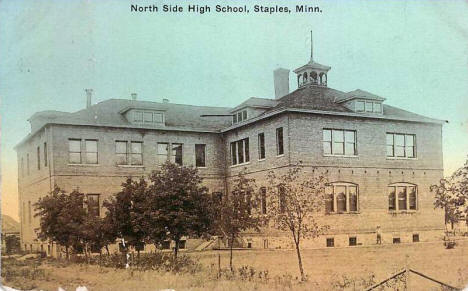 North Side High School, Staples Minnesota, 1914