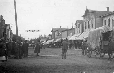 Main Street, Starbuck Minnesota, 1916