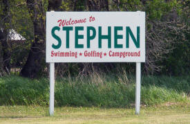 Stephen Minnesota Welcome Sign