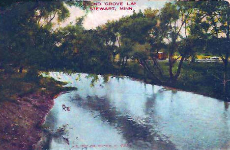 Round Grove Lake, Stewart Minnesota, 1909
