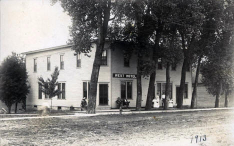 West Hotel, Stewartville Minnesota, 1913