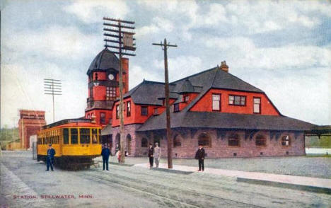 Depot, Stillwater Minnesota, 1910's?