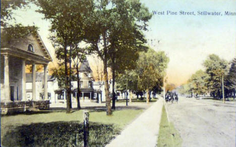 West Pine Street, Stillwater Minnesota, 1908