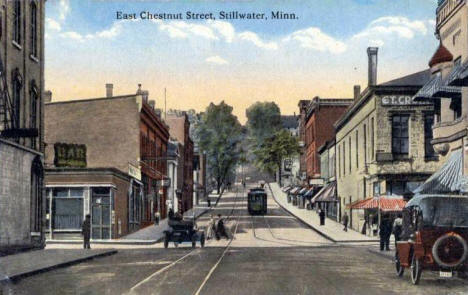 East Chestnut Street, Stillwater Minnesota, 1910's