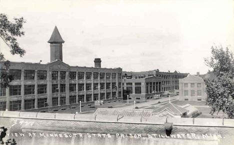 View at Minnesota State Prison, Stillwater Minnesota, 1930's