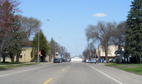 Street scene, Swanville Minnesota, 2009