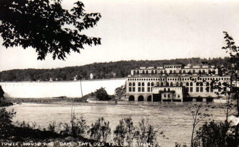 Dam and Power House, Taylors Falls Minnesota, 1920's