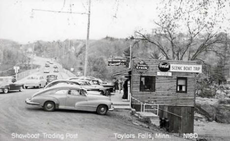 Showboat Trading Post, Taylors Falls Minnesota, 1950's