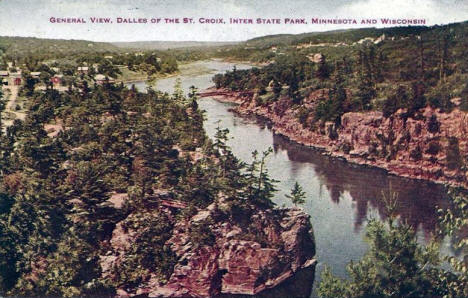 Dalles of the St. Croix, Interstate State Park, Taylors Falls Minnesota, 1910's