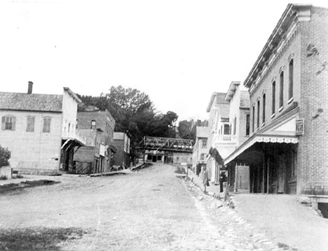 Street scene, Taylors Falls Minnesota, 1899