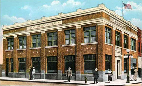 First National Bank, Third Street and LaBree Avenue, Thief River Falls, 1930