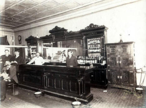 Barzen Saloon, Thief River Falls Minnesota, 1890's