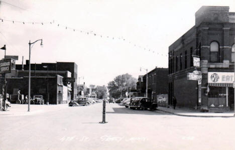 4th Street, Tracy Minnesota, 1950's