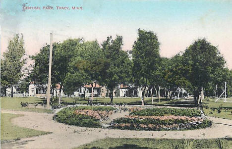 Central Park, Tracy Minnesota, 1910's