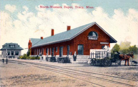 North Western Depot, Tracy Minnesota, 1908