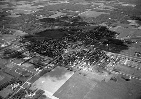 Aerial view, Twin Valley Minnesota, 1984