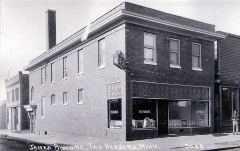 James Building, Two Harbors Minnesota, 1920's
