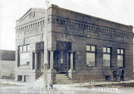 First National Bank, Ulen Minnesota, 1910's