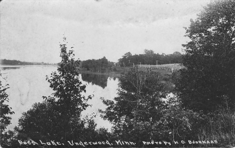 Bass Lake, Underwood Minnesota, 1910