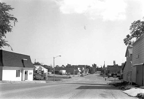 Looking south on Main Street, Underwood Minnesota, 1982