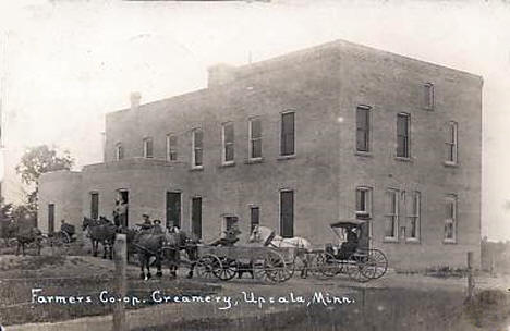 Farmers Co-op Creamery, Upsala Minnesota, 1910