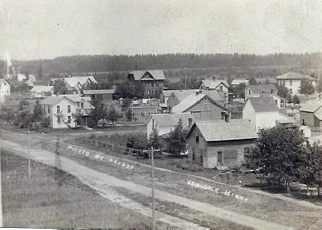 General view, Verndale Minnesota, 1910s?